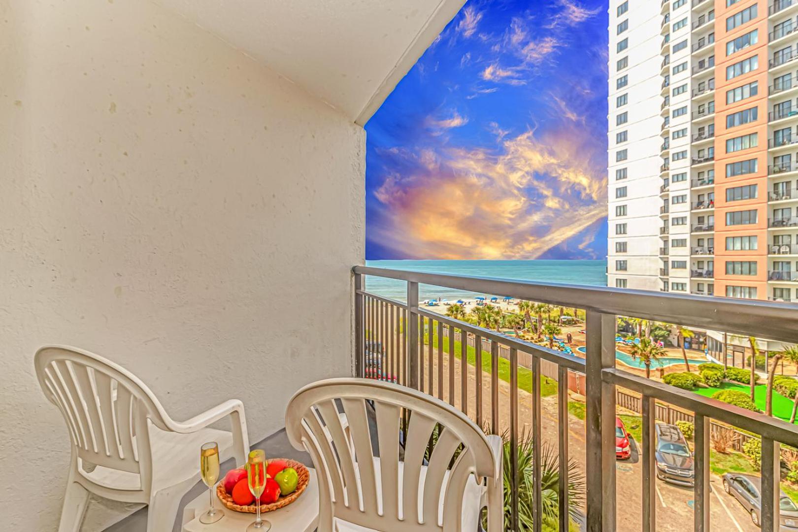 Oceanview 1 Bedroom Suite Landmark Resort 548 Perfect For A Couple Or Party Of 4 Myrtle Beach Zewnętrze zdjęcie